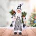 Staryop 12 Inch Standing Santa Claus Figurine Ornament with Gifts Box and Gifts Bag Handmade Christmas Chef Santa Doll