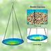 PRETXORVE Bird Bath Hot Melt Glass Bird Bath Colorful Glass Bird Feeder Outdoor Courtyard Glass Bird Feeder