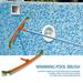 KANY Pool Cleaner Pool Brush Head Swimming Pool Cleaning Brush Floor & Wall Handheld Brush Cleaning Tool Pool Cleaners As Show 60X4.5cm