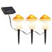 Solar Pathway Lights Mushroom Shaped Solar Garden Lights Outdoor Solar Landscape Lights for Lawn Patio Walkway Deck Driveway