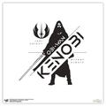 Gallery Pops Star Wars: Obi-Wan Kenobi - Obi-Wan Kenobi Badge Wall Art Unframed Version 12 x 12