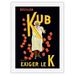 Bouillon Kub - Require the K (Exiger Le K) - Vintage Advertising Poster by Leonetto Cappiello c.1911 - Japanese Unryu Rice Paper Art Print (Unframed) 18 x 24 in