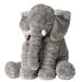 Cartoon Elephant Plush Toy Soothing Elephant Plush Doll Baby Sleeping Throw Pillow Lovely Elephant Bolster Toy for Home Dorm (Grey)