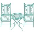 Mini Wrought Iron Table and Chairs Dinning Decor Tiny House Miniature Furniture Accessories Tables
