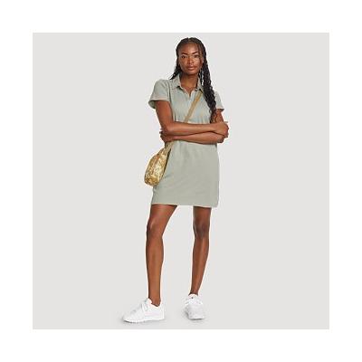 Eddie Bauer Plus Size Women's Thistle Textured Short-Sleeve Dress - Sage - Size 2X