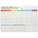 Easy Erasable Calendar Magnets Monthly Magnetic Stickers Work Schedule Refrigerator A3 Weekly (white Version No. 2) Whiteboard Planning Blank Soft