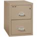 FireKing Taupe 1 Hour Fire Resistant File Cabinet - 2 Drawer Letter 31 depth