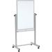 Mobile Double Sided Magnetic Whiteboard (24 W X 36 H Board)