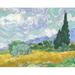 Wheat Field with Cypresses by Vincent Van Gogh Poster Print - Gogh Vincent Van (24 x 18)
