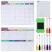 Magnetic Fridge 12 Pcs Week Planner Schedule Sticker Refrigerator Stickers Notebook Environmental Protection Rubber