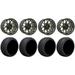 GTW Bravo 14 Golf Cart Wheels Bronze 205x30 Cruze Tires E-Z-GO & Club Car