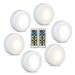 6PCS Novelty Lighting Wall Lamps Living Room Lamps Bedroom Lamps Modern Lighting Suitable for Bedroom Outdoor Garden Lawn and Other Occasions