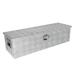 39 Inch Aluminum Truck Tool long Box Waterproof Storage Tool Box Gas Strut and Side Handle 1Lock and 2 Keys Silver