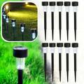 10PCS Solar Landscape Lights Novelty Lighting Night Lights Outdoor Lighting Garden Lights Modern Lighting Solar Light Circular Ball White Led Light Courtyard Garden Outdoor Solar Light