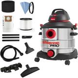 JIAH 8 Gallon 6.0 Peak HP Wet/Dry Vacuum Stainless Steel Tank Portable Shop Vacuum with Multifunctional Attachments for Jobsite Garage & Workshop. 5989400