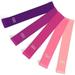 Fitness Resistance Bands Set of 5 Resistance Bands for Legs and Butt Exercise Bands for Women 5 Different Levels Fitness Resistance Bands of For Exercise 5 Packs