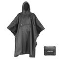 Lixada Outdoor Poncho Waterproof Raincoat Rain Raincoat Rain Cover Buzhi Rain Rain Qahm Yubz