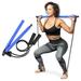 Pilates Bar Yoga Stick - Pilates bar kit for Home Gym with Pilates Resistance Bands