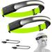 2 Pcs Head Torch USB Rechargeable Headlamp Flashlight 1200 mAh 230Â° Wide Illumination 350 Lumen 5 Modes Motion Sensor Headlight for Outdoor Running Camping