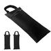 Toptie 2 Pack Yoga Sandbag Weighted bag for Fitness Yoga Bolster Black Unfilled Sandbag 16 x 7 Inch