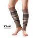 MITCOWBOYS Womens Socks Long Leg Warmer Womens Men 80S Party Ribbed Knit Dance Sports Leg Warmer Winter Sock Compression Socks for Women Mens Socks Fuzzy Socks Khaki