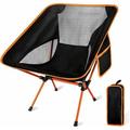 Camping Chair Compact Ultra Lightweight Foldable Beach Chair Portable Folding Camping Chair Ultralight Portable Folding Chair with Carry Bag for Camping Picnic Fishing