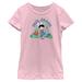 Girls Youth Mad Engine Pink Paul Frank Easter Bunny Graphic T-Shirt