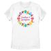 Women's Mad Engine White Disney Princess Sunshine & Springtime Graphic T-Shirt