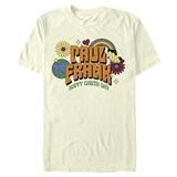 Men's Mad Engine Beige Paul Frank Happy Earth Day Graphic T-Shirt
