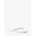 Michael Kors Jinx Crystal-Embellished Flip Flop White 8