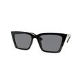 Women's Angular Cat Eye Sunglasses by ELOQUII in Black (Size NO SIZE)