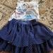 Disney Matching Sets | Cute Frozen 2 Piece 4t Outfit | Color: Blue/White | Size: 4tg