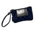 Coach Bags | Coach Wristlet Wallet Navy Blue Poppy Signature C Canvas Silver Stamp Coin Purse | Color: Blue | Size: Os