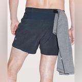 Lululemon Athletica Shorts | Gray Men's Lululemon Surge Shorts Out Of Mind Liner Shorts 4" | Color: Gray/Silver | Size: M