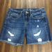 American Eagle Outfitters Shorts | American Eagle Bermuda Cut-Off Jean Shorts | Color: Blue | Size: 0