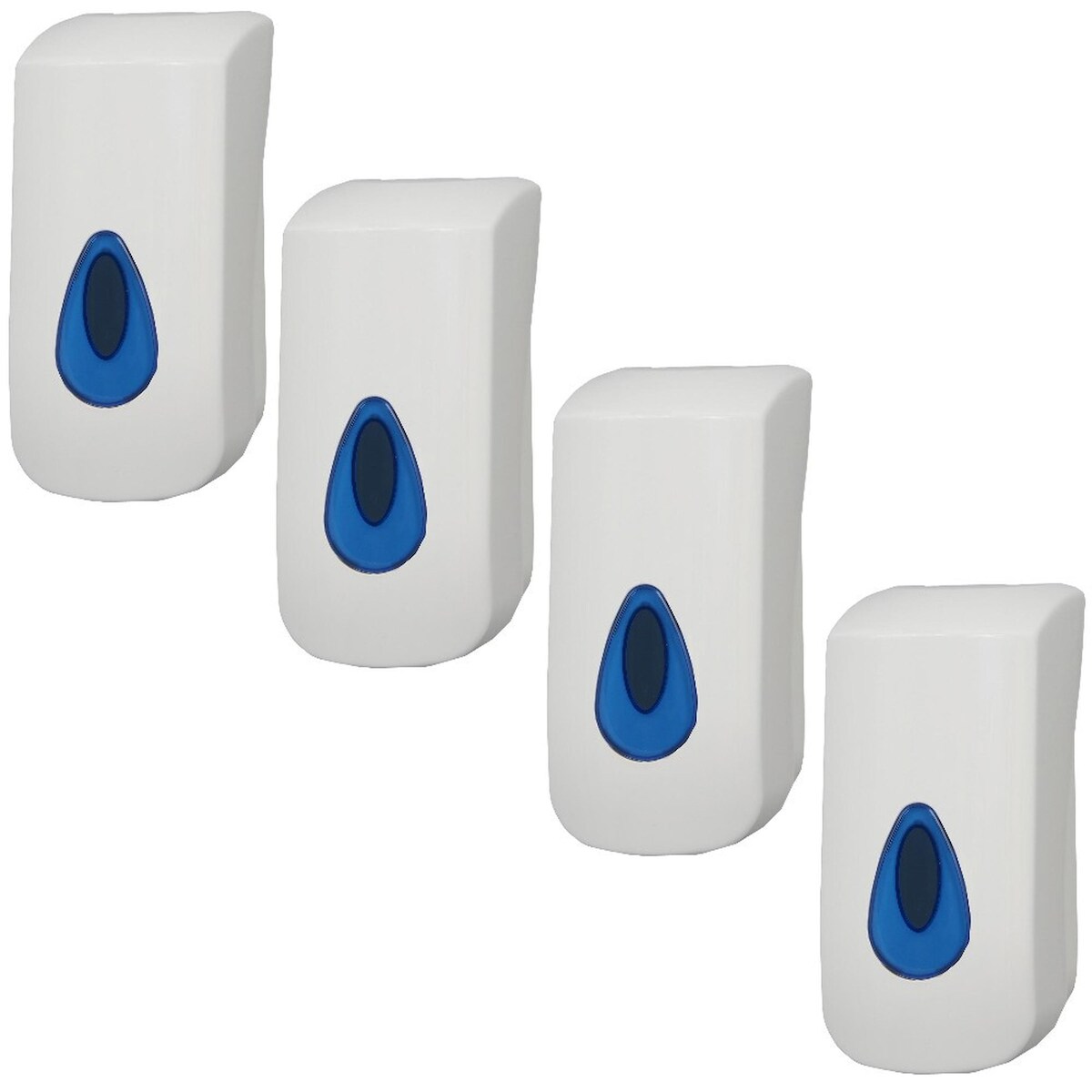 All Care 4 PlastiQline Seifenspender - 900 ml - Kunststoff - weiß - Wandspender - blau Image