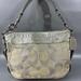 Coach Bags | Coach # 13671 Zoe Silver Cream Gray Metallic Hobo Bag | Color: Gold/Silver | Size: Approx. 13'' W X 10'' H X 4'' D