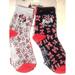 Disney Accessories | Disney Parks Minnie Mouse Socks Day Of The Week Socks 7 Pair Youth Small Nwt | Color: Red | Size: Osg