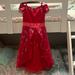 Disney Costumes | Disney Elena Of Avalor Deluxe Ball Gown Girls' Costume Size 5/6 (Needs Tlc) | Color: Red | Size: 5/6