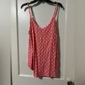 Torrid Tops | Coral Tank Top From Torrid. Size 2. Rounded Hem. Adj Straps. Gently Worn. | Color: Pink | Size: 2x