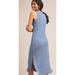 Anthropologie Dresses | Anthropologie Saturday Sunday Giona Sleeveless Midi Blue Dress Size Xl | Color: Blue | Size: Xl