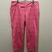 Lilly Pulitzer Pants & Jumpsuits | Lilly Pulitzer Pink Butterfly Capri Pants | Color: Pink/White | Size: 10