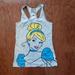 Disney Tops | Grey Cinderella Tank Top, Racerback, Size S | Color: Gray | Size: S