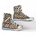 Coach Shoes | Coach Signature Bonney Shearling Brown High Top Size 6.5 | Color: Brown/Tan | Size: 6.5