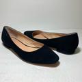 J. Crew Shoes | J.Crew Womens Black Suede Leather Flats Size 9 | Color: Black | Size: 9