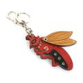 Gucci Accessories | Gucci Charm Key Ring Bee Leather/Metal Brown/Silver Unisex | Color: Brown | Size: Os