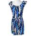 Lilly Pulitzer Dresses | Lilly Pulitzer Rayon Lightweight Floral Ruffle Cap Sleeve Casual Dress | Color: Blue/Pink | Size: Xs