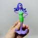 Disney Toys | Mcdonald Disney Pixar Celia Mae Action Figure Toy Monster Movie Character Stand | Color: Green/Purple | Size: Osbb
