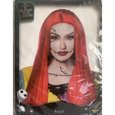 Disney Other | Disney Nightmare Before Christmas Adult Sally Wig Long Red Hair | Color: Red | Size: Os