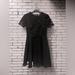 Kate Spade Dresses | Kate Spade Rose Lace-Bodice Ponte Size 00 Little Black Dress Short Sleeve Mini | Color: Black | Size: 00